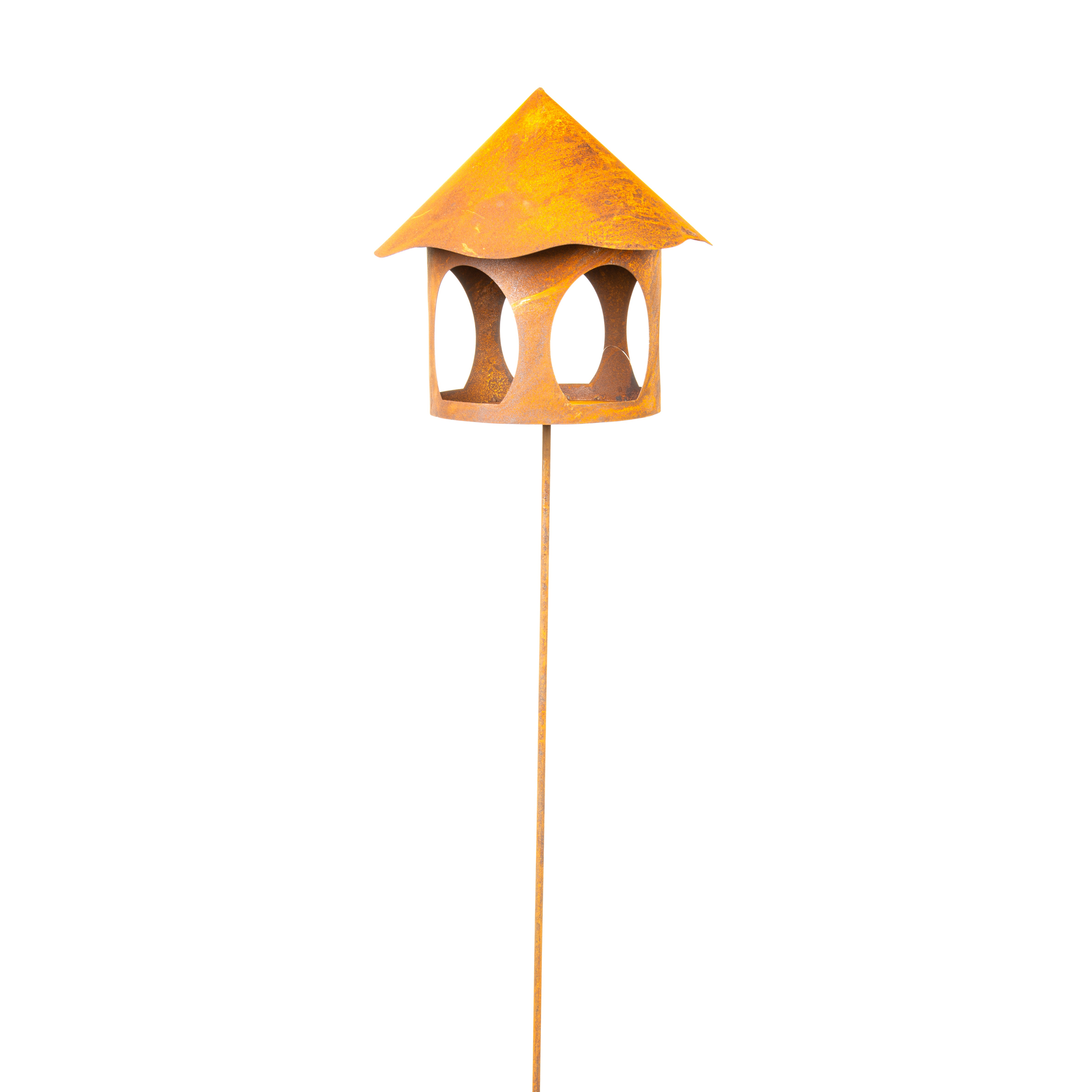 rundes Vogelhaus auf Stab